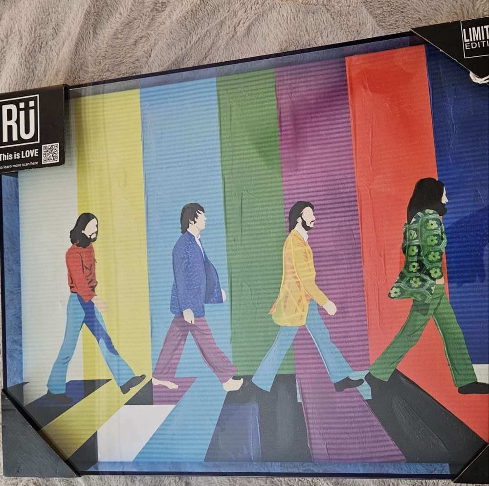 "The Beatles Crossing On Abbey Road Canvas Painting." - Picture 2 of 11